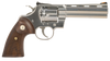 Colt Mfg PYTHONSP5WTS Python  357 Mag/38 Special 6 Shot 5" Stainless Recessed Target/Vent Rib Barrel, Stainless Cylinder & Frame, Walnut w/Colt Medallion Grip                                          