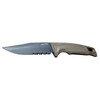 S.O.G SOG17220457 Recondo FX 4.60 Fixed Part Serrated Satin TiNi Full Tang Cryo 440C SS Blade FDE Overmolded GRN Handle UPC: 729857014366