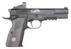 Girsan 390466 MCP35 OPS 9mm Luger 4.87 151 Black Serrated Blued Slide Black  Gray Checkered Grip FarDot Red Dot UPC: 741566905513