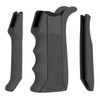 Hogue 13042 Modular Overmolded  Gray Rubber Pistol Grip with Finger Grooves Fits AR15M16 UPC: 743108130421