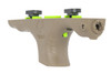 Viridian 9120037 HS1 Hand Stop Laser MLOK Mounted 5mW Green Laser with 100 yds Day2 mi Night Range  Flat Dark Earth Finish for ARPlatform UPC: 768253514353