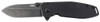 CRKT 2495K SQUID XM 2.95 Folding Drop Point Plain Black Stonewashed D2 Steel BladeBlack G10SS Handle Includes Pocket Clip UPC: 794023249507