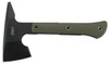 CRKT 2726 Jenny Wren Compact Compact 2.59 Tomahawk wSpike Plain SK5 Steel Blade Green GRN Handle 10.06 OAL Includes Sheath UPC: 794023272604