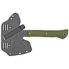 CRKT 2726 Jenny Wren Compact Compact 2.59 Tomahawk wSpike Plain SK5 Steel Blade Green GRN Handle 10.06 OAL Includes Sheath UPC: 794023272604