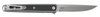 CRKT 7123 Seis  3.32 Folding Plain Bead Blasted 4116 Stainless Steel BladeBlack GRN Handle Includes Pocket Clip UPC: 794023712308