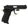 Bersa T380DT8 Thunder  MicroCompact Frame 380 ACP 81 3.50 Steel Barrel Matte Black Serrated Steel Slide Satin Nickel Aluminum Frame UPC: 810083200057
