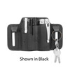 1791 Gunleather MNESMFBLKA EDC Mini Easy Slide OWB Black Leather Belt Slide Ambidextrous UPC: 810102210807