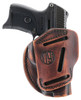 1791 Gunleather 3WH1VTGA 3Way  IWBOWB Size 01 Vintage Leather Belt Loop Fits 1911 34 Ambidextrous Hand UPC: 816161023068