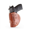 1791 Gunleather 4WH6CBRR 4Way  IWBOWB Size 06 Classic Brown Leather Belt Clip Compatible w Glock 17Ruger American Pistol Ambidextrous UPC: 816161025390