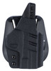 1791 Gunleather TACPDHOWBSHIELDBLKR Tactical Kydex  OWB Black Kydex Paddle Fits SW MP ShieldSW MP Shield Plus UPC: 816161028339