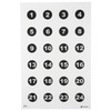ACTION TGT 24 3" NMBR CIRCLES 100PK UPC: 816506026952