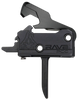 Rise Armament T017FPCCBLK Rave Pistol Caliber Carbine SingleStage Flat Trigger with 3.50 lbs Draw Weight  Black Nitride Finish for ARPlatform UPC: 850011713372