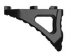 Rise Armament RA030BLK Micro Hand Stop  Skeletonized Black Aluminum for MLOK Handgaurd UPC: 850011713624