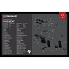 TEKMAT PISTOL MAT SPRNGFLD HELLCAT UPC: 888151029411