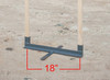 Birchwood Casey 1800MTS Metal Target Stand  Gray Metal 18 Wide UPC: 888151031964