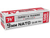 Winchester Ammo W9NATOVP9mm NATO 124gr Full Metal Jacket 100 Per Box/10 Case