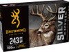 Browning Ammo B192602431 Silver 243Win 100gr Plated Soft Point 20 Per Box/10 Case