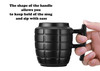 Grenade Mug with lid / color Black UPC: 024718514338
