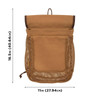 ALLEN RIVAL HULL BAG TAN CANVAS UPC: 026509054306