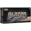 BLAZER BRASS REDUCED RECOIL 9MM LUGER 100GR FMJ 50/BOX UPC: 604544695656