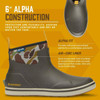 LAC ALPHA DECK BOOT 6" BLK OLV CAMO UPC: 612632540733