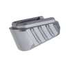 Tyrant CNC TDHCATMAGEX3GREY Hellcat Magazine Extension Fits Springfield Hellcat Pro Grey 7000 Series Aluminum                                                                                           