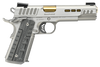 Kimber Mfg.,inc 3000423 Rapide Dawn 45 ACP 8+1 5" Gold TiN Stainless Steel Barrel, Lightening Cut/Serrated Stainless Steel Slide, Stainless Steel Frame w/Beavertail, Black & Gray G10 Grip             