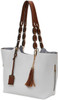 BDOG BDP055 TOTE BRAIDED PURSE HLSTR WHITE UPC: 672352012002