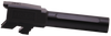 True Precision Inc TPG43BXBL Glock  9mm Luger 3.40" Fluted Black Nitride Stainless Steel, Fits Glock 43/43X                                                                                             