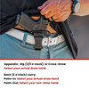 Rounded Gear SSRP365CFRHVAR Kydex  IWB Black Kydex Fits Sig P365 Belt Clip Right Hand UPC: 724165780583