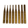 BRASS PIN PUNCH SET, 8 PC