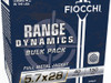 Fiocchi 57FMJ40 Range Dynamics 5.7x28mm 40gr Full Metal Jacket 150 Per Box/3 Case *Bulk