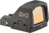 Meprolight USA 901141271 MPO F Black 1x, 3 MOA/33 MOA Bullseye/Ring 3 MOA Red Dot/33 MOA Bullseye/Ring Reticle                                                                                          