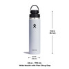 24 OZ WIDE FLEX CHUG CAP BLACK UPC: 810070086480