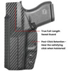 Rounded Gear SFAHELLCATPROCFRHVAR Kydex  IWB Black Kydex Fits Springfield Hellcat Pro Belt Clip Right Hand UPC: 840111325704