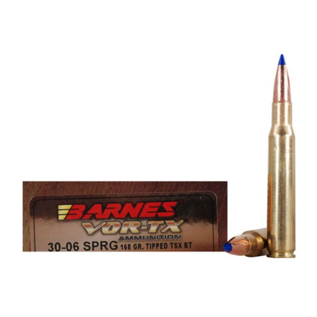 Barnes VOR-TX, 30-06, 168 Grain, Tipped Triple Shock X, Boat