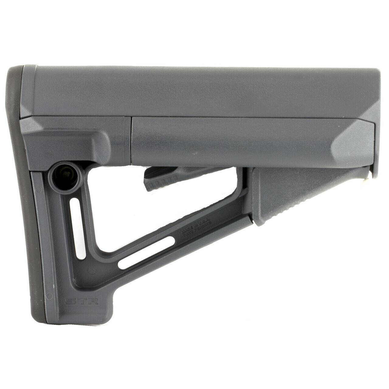 Magpul Industries STR Stock, Fits AR-15, Mil-Spec, Gray Finish