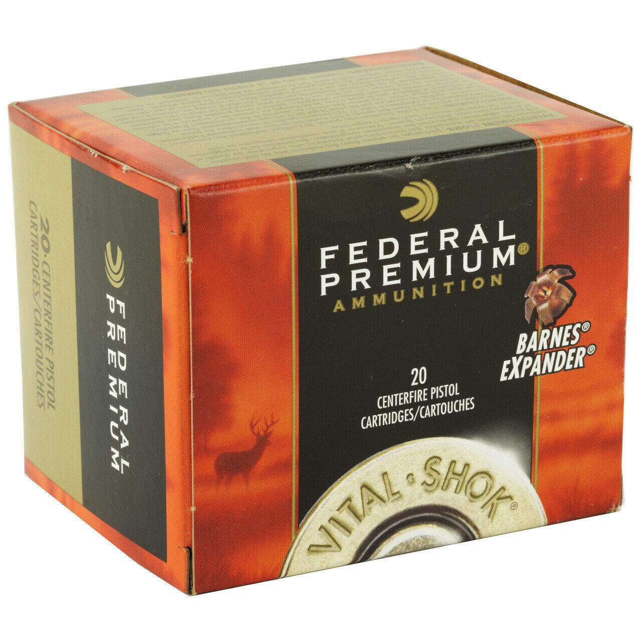 Federal Vital-Shok, 460 S&W, 275 Grain, Barnes Expander