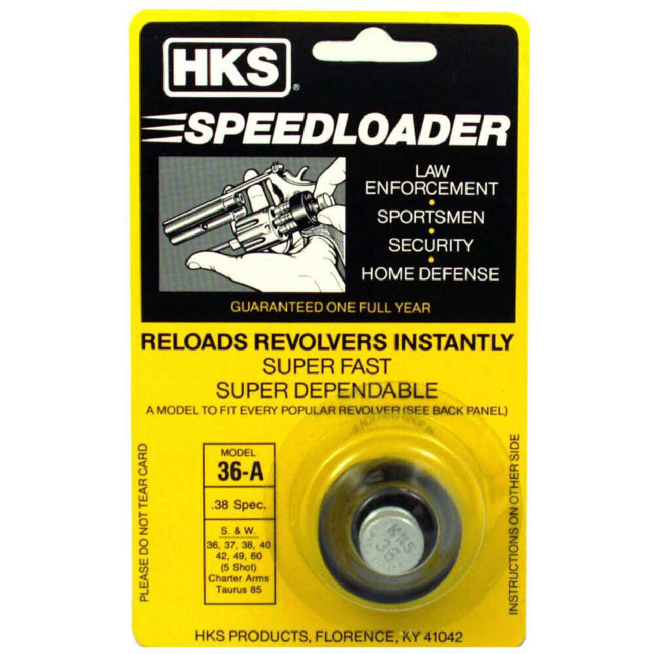 J-1005D プロトタイプ J-CLIP™ Speed Loader for 38SP/357 J-Frame Size Revolvers