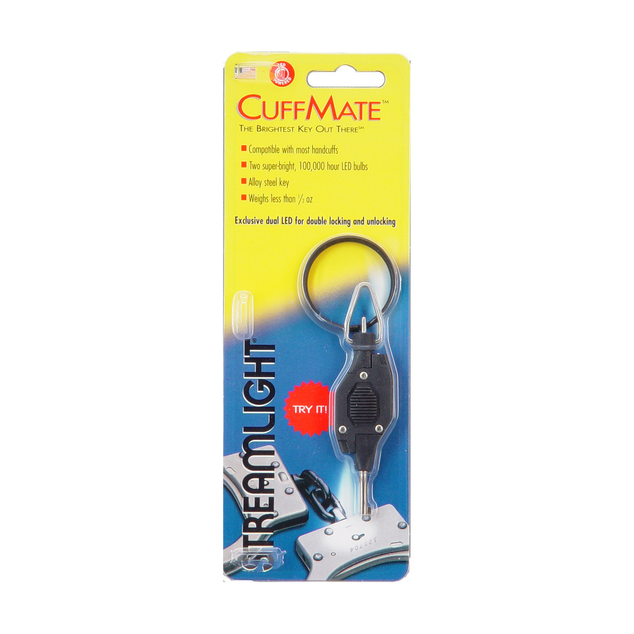 Streamlight Cuffmate Flashlight, LED, Black 63001, UPC 080926630017