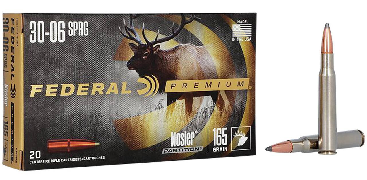 Federal Vital-Shok, 30-06, 165 Grain, Nosler Partition, 20