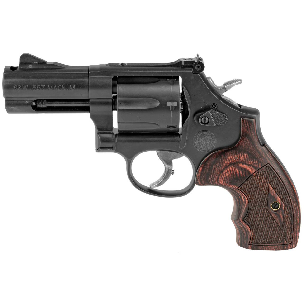 SMITH & WESSON リボルバー ブラック Smith & Wesson 437 38 Special J-Frame Revolver with Combat Grip