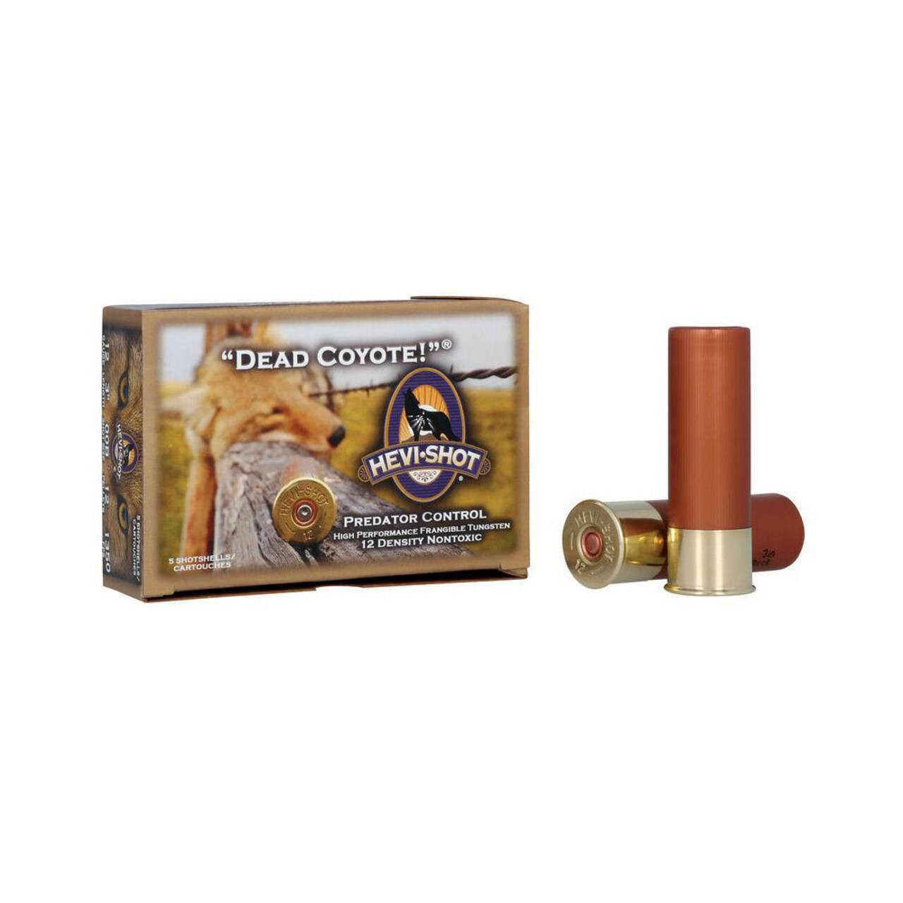HEVI-Shot Dead Coyote 12 Gauge Shotshell Ammunition, 3 Inch, 1350