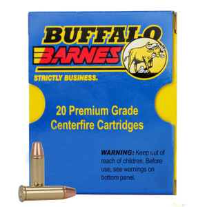 Buffalo Bore Ammunition 23D20 Standard Pressure Strictly Business 40 SW 125 gr Barnes TAC XP Lead Free 20 Per Box 12 UPC: 651815023045