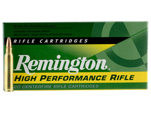 Remington Ammunition 28399 High Performance Rifle 223Rem 55gr Pointed Soft Point 20 Per Box/10 Case