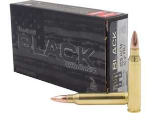 Hornady 80234 Black 223Rem 62gr Full Metal Jacket 20 Per Box/10 Case