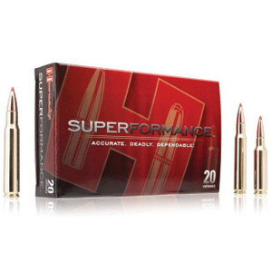 Hornady Superformance Hyper Velocity Centerfire Ammunition, 30-06 Springfield, Super Shock Tip, 180 Grain - 20 Cartridge Box ( 20 / 1 )