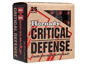 Hornady 90080 Critical Defense 380ACP 90gr Hornady Flex Tip eXpanding 25 Per Box/10 Case