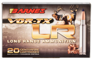 Barnes Vor-TX LR Hyper Velocity Centerfire Ammunition, 6.5 Creedmoor, LRX Boat Tail, 127 Grain - 20 Cartridge Box ( 20 / 1 )