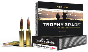 Nosler Trophy Grade Hyper Velocity Centerfire Ammunition, 6.5 Creedmoor, Nosler AccuBond, 140 Grain - 20 Cartridge Box ( 20 / 1 )